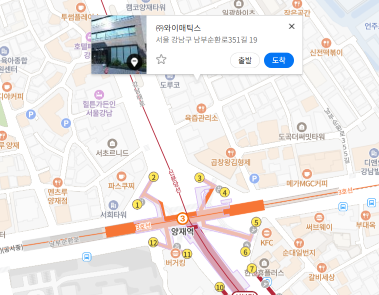 와이매틱스 위치 지도